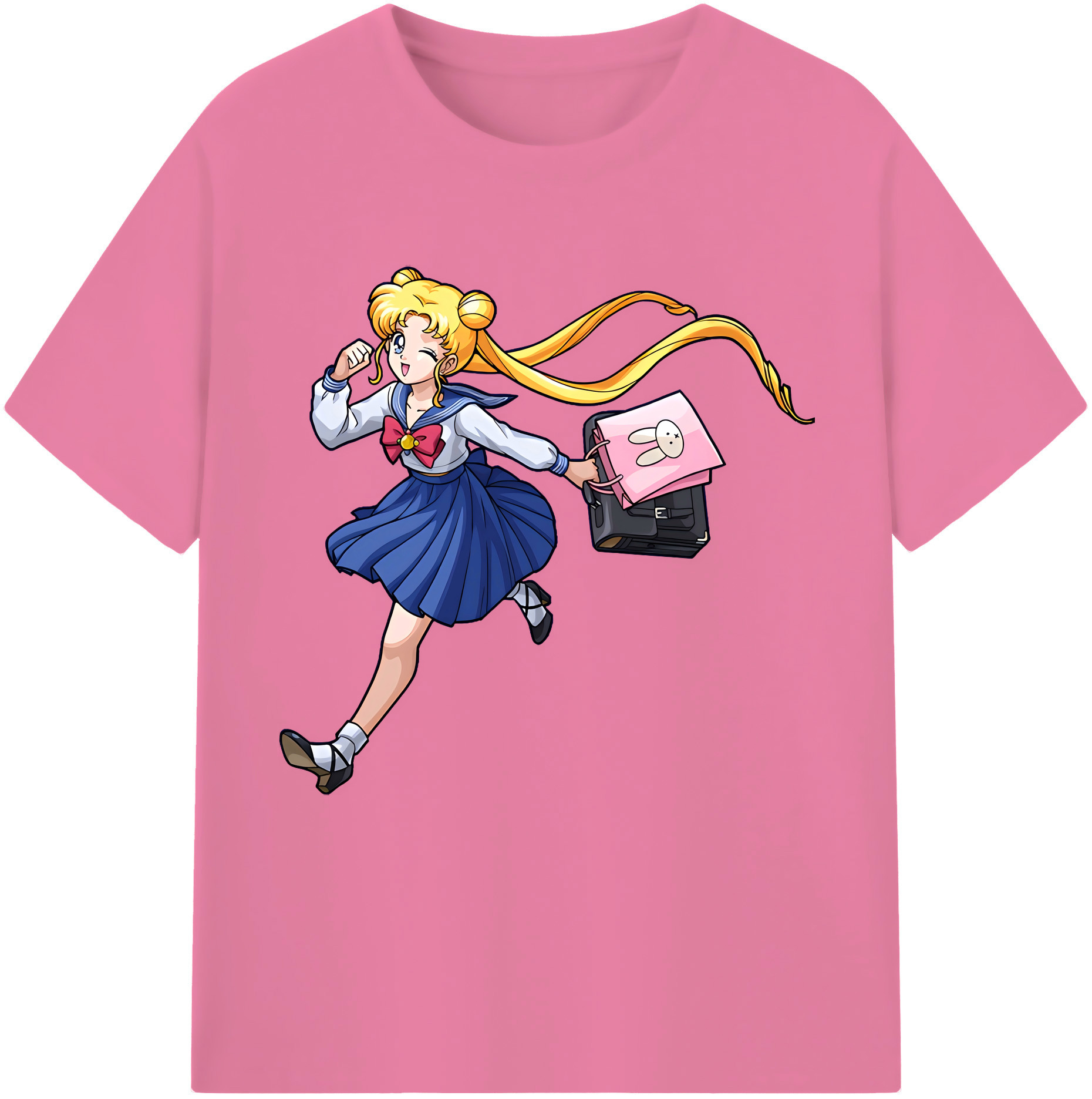 （画像用） 美少女戦士セーラームーン 愛野 美奈子 あいの みなこ Sailor Moon Aino Minako 綿100％半袖Tシャツ（フロントプリント）